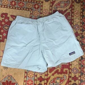 Patagonia Blue Swim Trunks Quick-Dry Elastic Waist